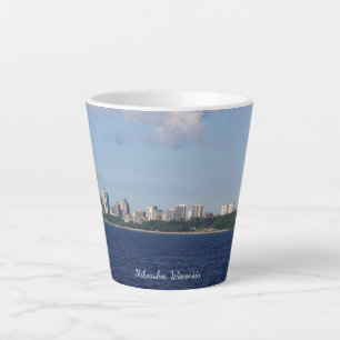 Milwaukee Skyline Latte-Tasse Milchtasse