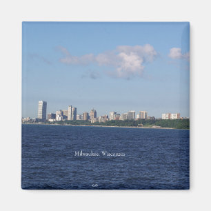 Milwaukee Skyline-Magnet Magnet