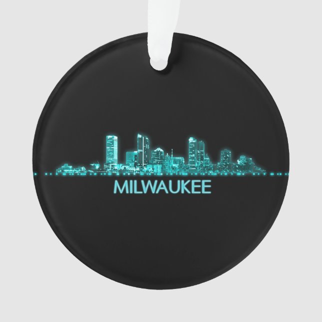 Milwaukee-Skyline Ornament (Vorderseite)