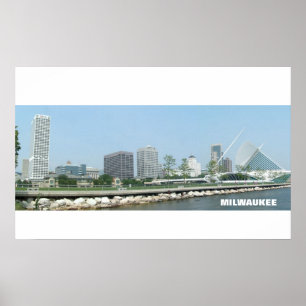 Milwaukee Skyline Poster