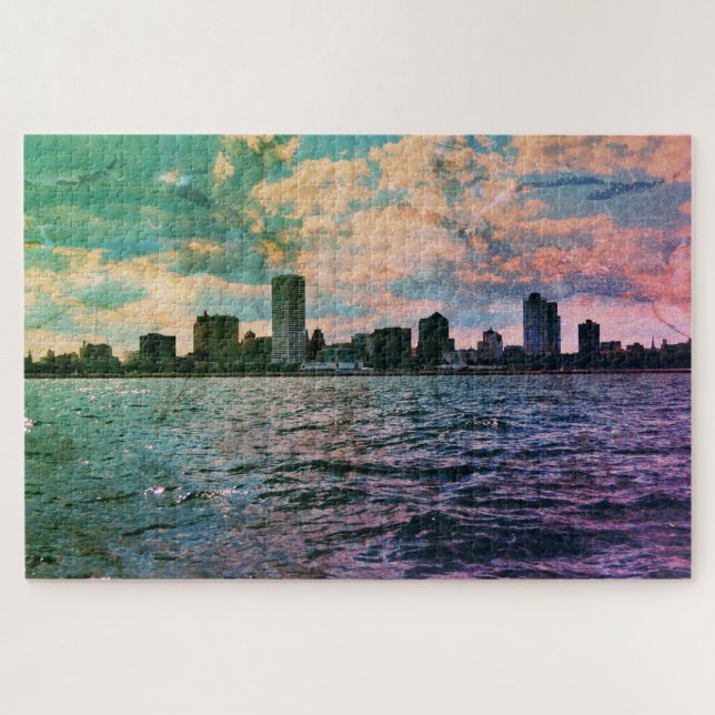 Milwaukee Skyline Puzzle (Horizontal)