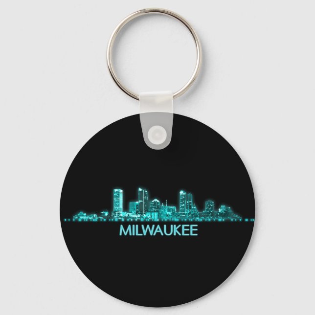 Milwaukee Skyline Schlüsselanhänger (Vorderseite)