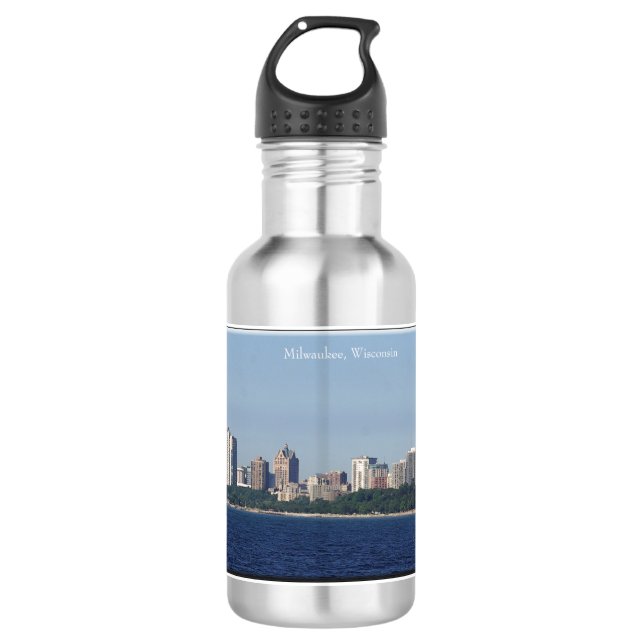 Milwaukee Skyline-Wasserflasche Edelstahlflasche (Vorderseite)