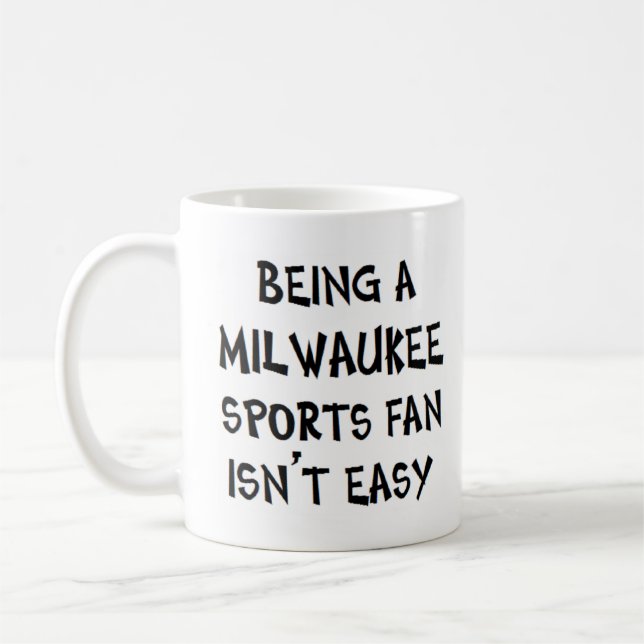 Milwaukee-Sportfan, zu sein Kaffeetasse (Links)