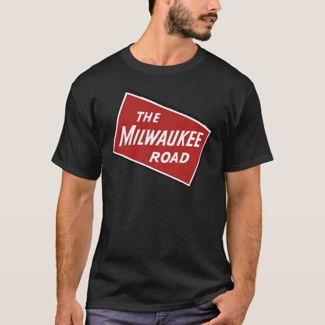 Milwaukee-Straßen-Bahnzeichen 2 T-Shirt (Vorderseite)