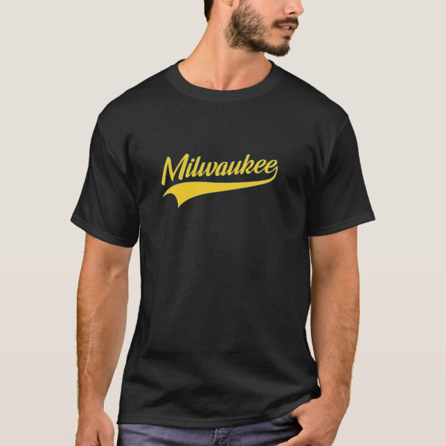 MILWAUKEE Throwback Design Classic Pullover Hoodie (Vorderseite)