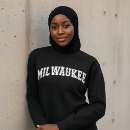 MILWAUKEE University Style Sweater America Uni Sweatshirt