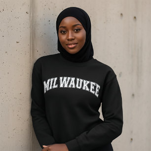 MILWAUKEE University Style Sweater America Uni Sweatshirt