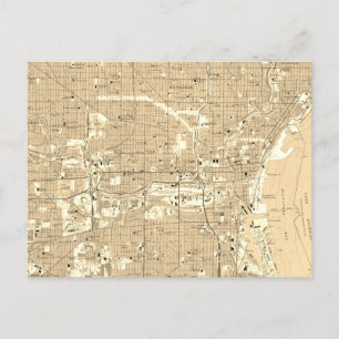 Milwaukee Vintage-Karte Reiseandenken Postkarte