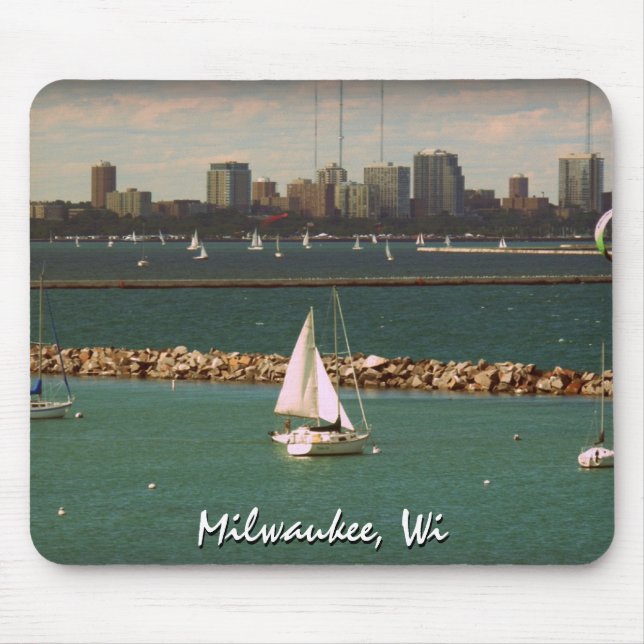 Milwaukee, WI-Skyline Mousepad (Vorne)