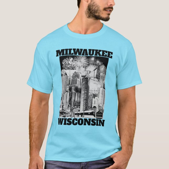 Milwaukee, Wisconsin 2026 T-Shirt (Vorderseite)