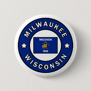 Milwaukee Wisconsin Button