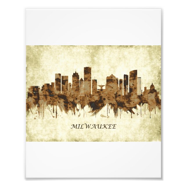 Milwaukee Wisconsin Cityscape Fotodruck (Vorne)