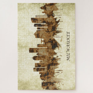 Milwaukee Wisconsin Cityscape Puzzle