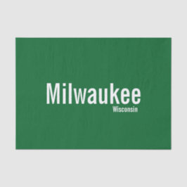 Milwaukee, Wisconsin, Gewebepapier Seidenpapier