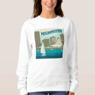 Milwaukee Wisconsin Harbour   Stadt Brew Sweatshirt