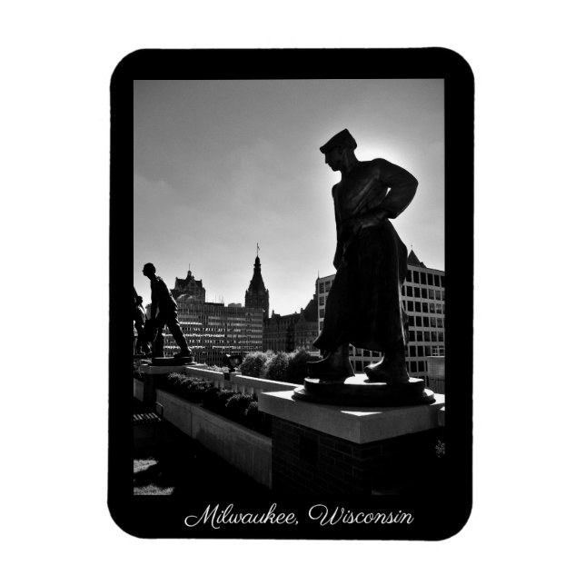 Milwaukee, Wisconsin Magnet (Vertikal)