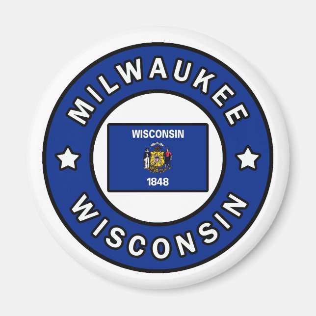 Milwaukee Wisconsin Magnet (Vorne)