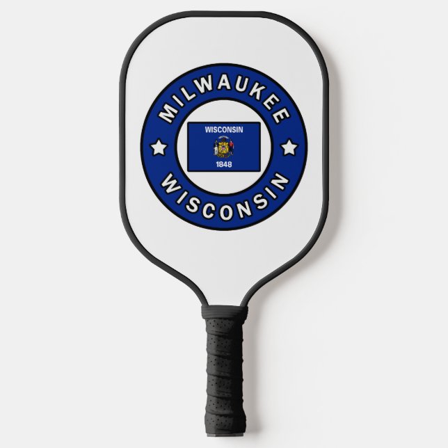 Milwaukee Wisconsin Pickleball Schläger (Vorderseite)