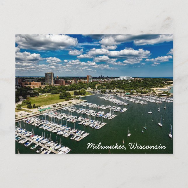 Milwaukee, Wisconsin Postcard Postkarte (Vorderseite)