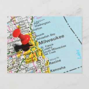 Milwaukee, Wisconsin Postkarte