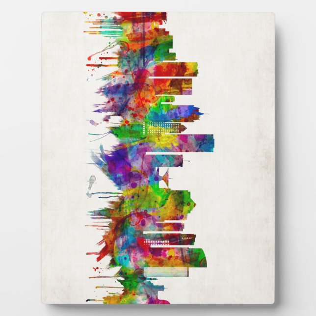 Milwaukee Wisconsin skyline Fotoplatte (Vorderseite)