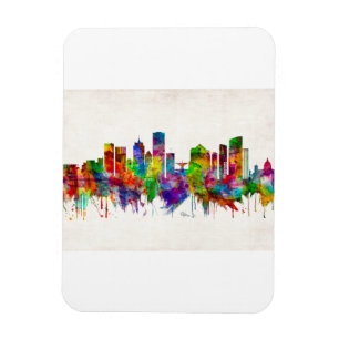 Milwaukee Wisconsin skyline Magnet