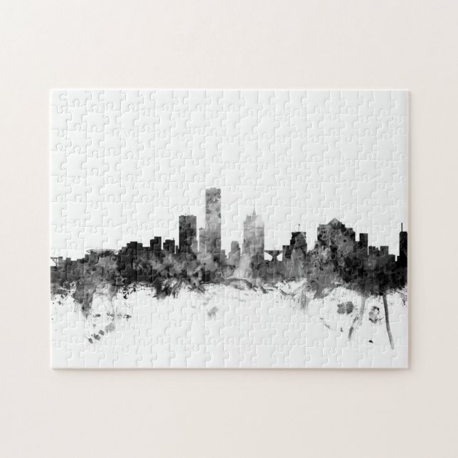 Milwaukee Wisconsin Skyline Puzzle (Horizontal)