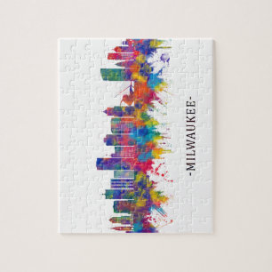 Milwaukee Wisconsin Skyline Puzzle