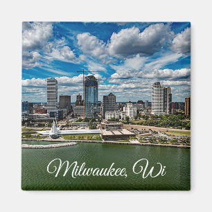 Milwaukee, Wisconsin Souvenir Keepake Magnet