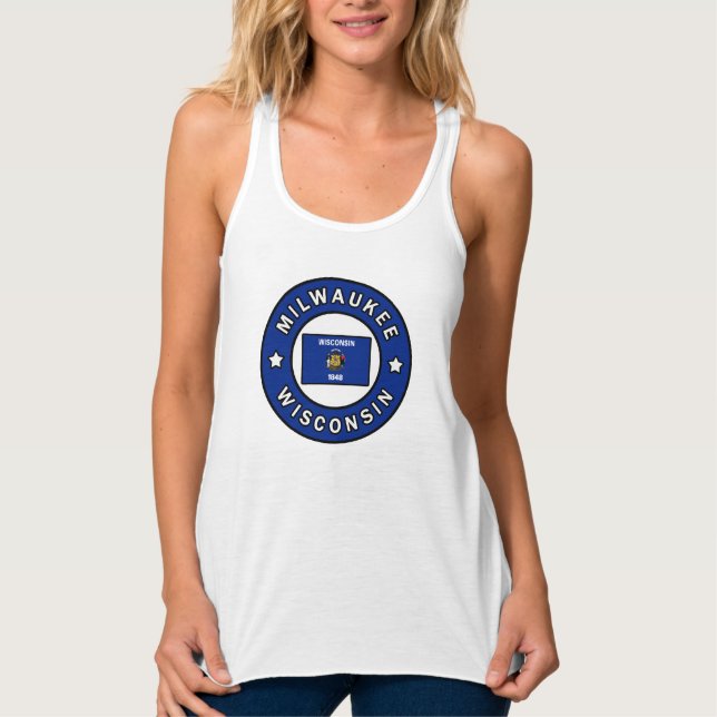Milwaukee Wisconsin Tank Top (Vorderseite)