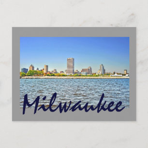 Milwaukee, Wisconsin, USA Postkarte