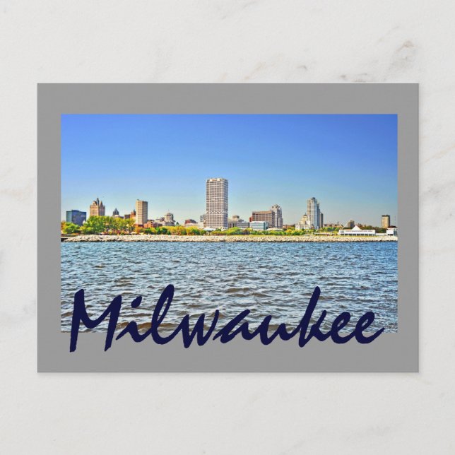 Milwaukee, Wisconsin, USA Postkarte (Vorderseite)