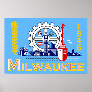 Milwaukee, Wisconsin, Vereinigte Staaten Poster