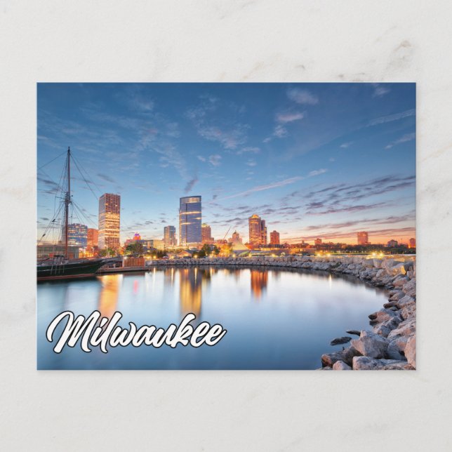 Milwaukee, Wisconsin, Vereinigte Staaten Postkarte (Vorderseite)