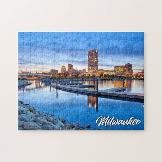 Milwaukee, Wisconsin, Vereinigte Staaten Puzzle (Horizontal)