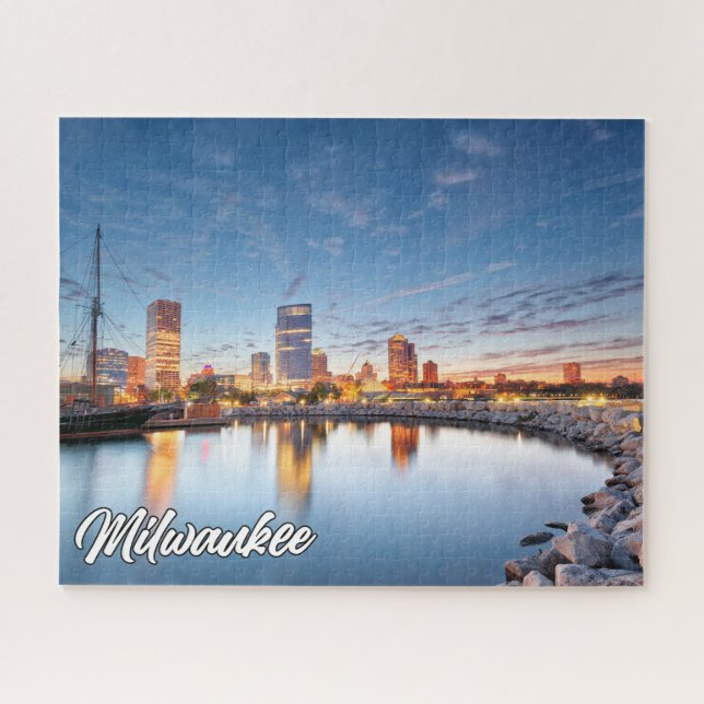 Milwaukee, Wisconsin, Vereinigte Staaten Puzzle (Horizontal)