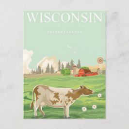 Milwaukee Wisconsin Vintage Travel usa Postkarte