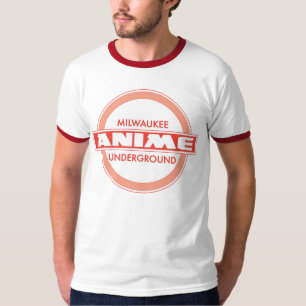 Milwaukeeanime-Untergrund-Rot-T-Shirt! T-Shirt