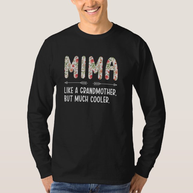 Mima Definition Mima Oma Mima Großmutter T-Shirt (Vorderseite)