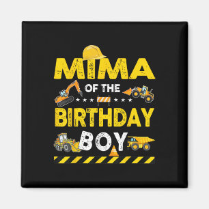 Mima der Geburt des jungen Bauarbeiters Magnet