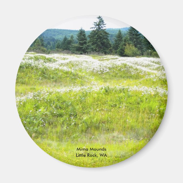 Mima Mounds, Little Rock, WA Magnet (Vorne)