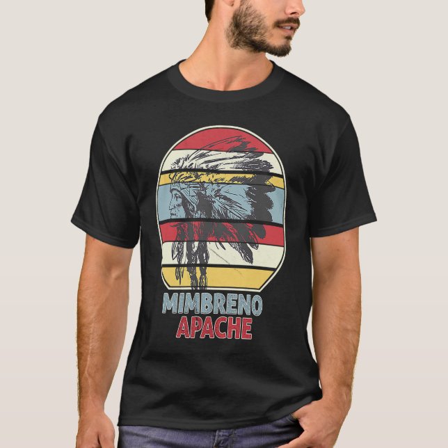 MIMBRENO APACHE Stamm Indianertribe T-Shirt (Vorderseite)