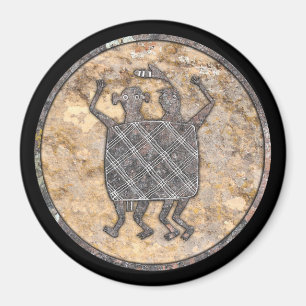 Mimbres Keramikdesign „Die Hochzeitsdecke“ Magnet