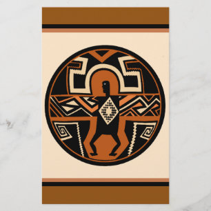 Mimbres Krieger Briefpapier