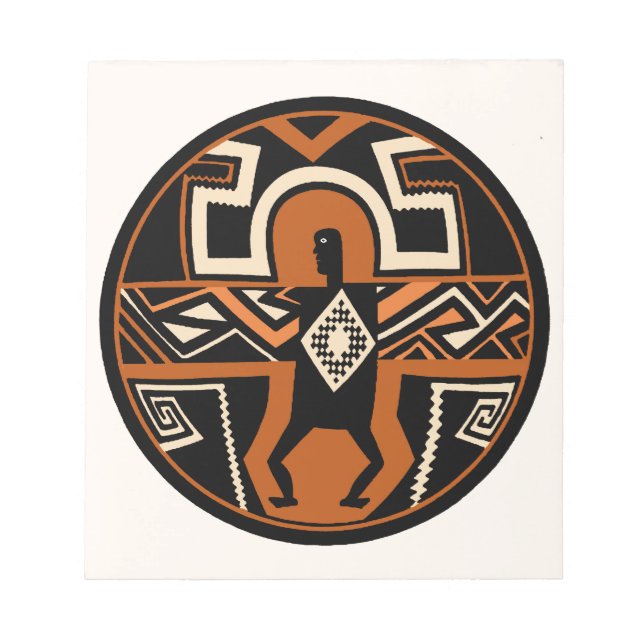Mimbres Krieger Notizblock (Vorderseite)
