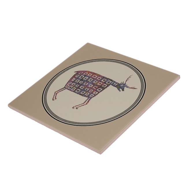 Mimbres Pottery Design Fliese (Seite)