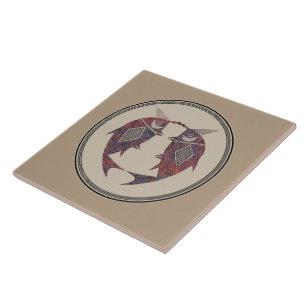 Mimbres Pottery Design Fliese