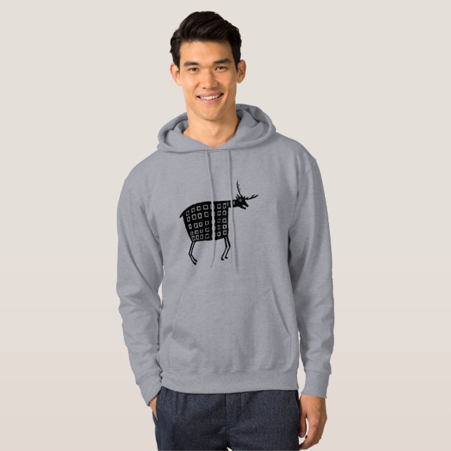 Mimbres Pottery Design Hoodie (Vorne ganz)