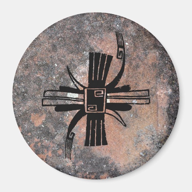 Mimbres Pottery Design Magnet (Vorne)